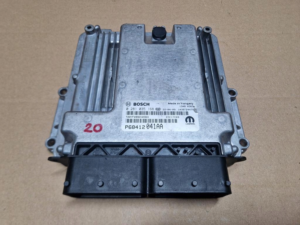 КОМПЮТЕР ДВИГУНА JEEP COMPASS II 1.6 MTJ 0281035168 Р68412041АА (М)