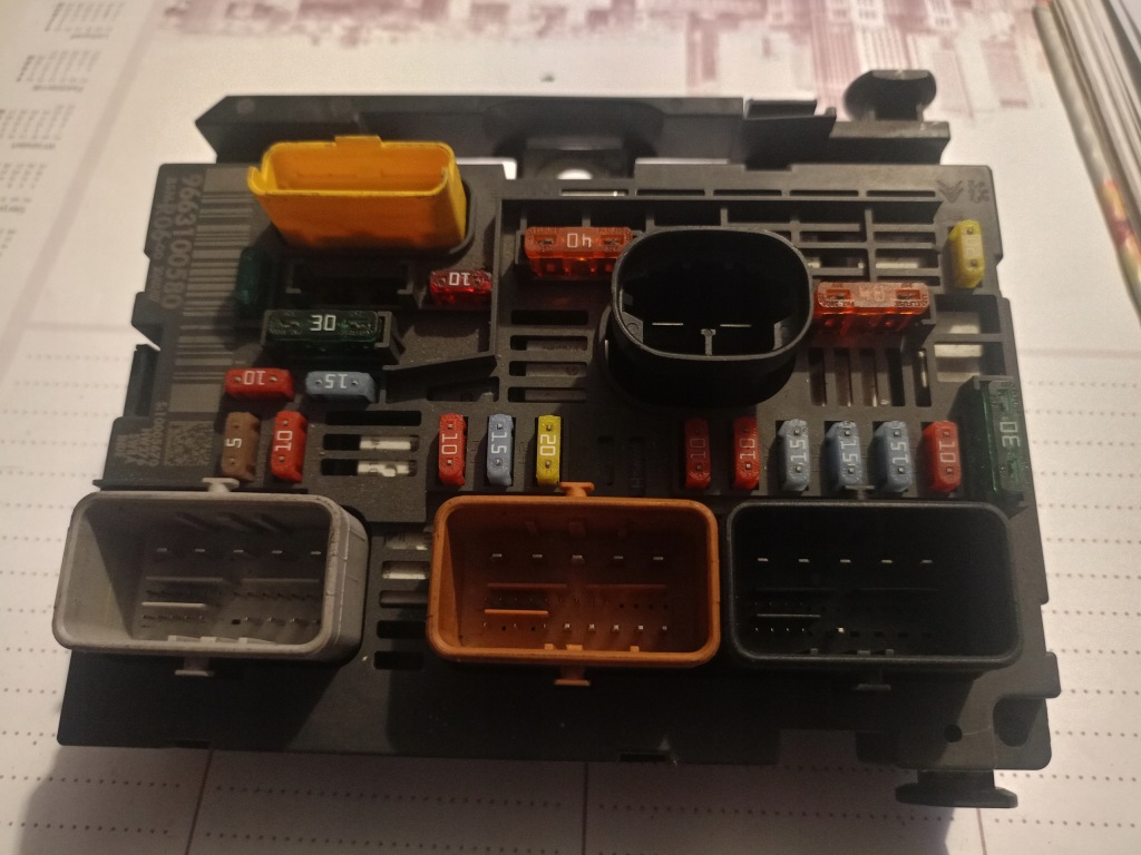 МОДУЛЬ BSM R06 CITROEN PEUGEOT 9663100580