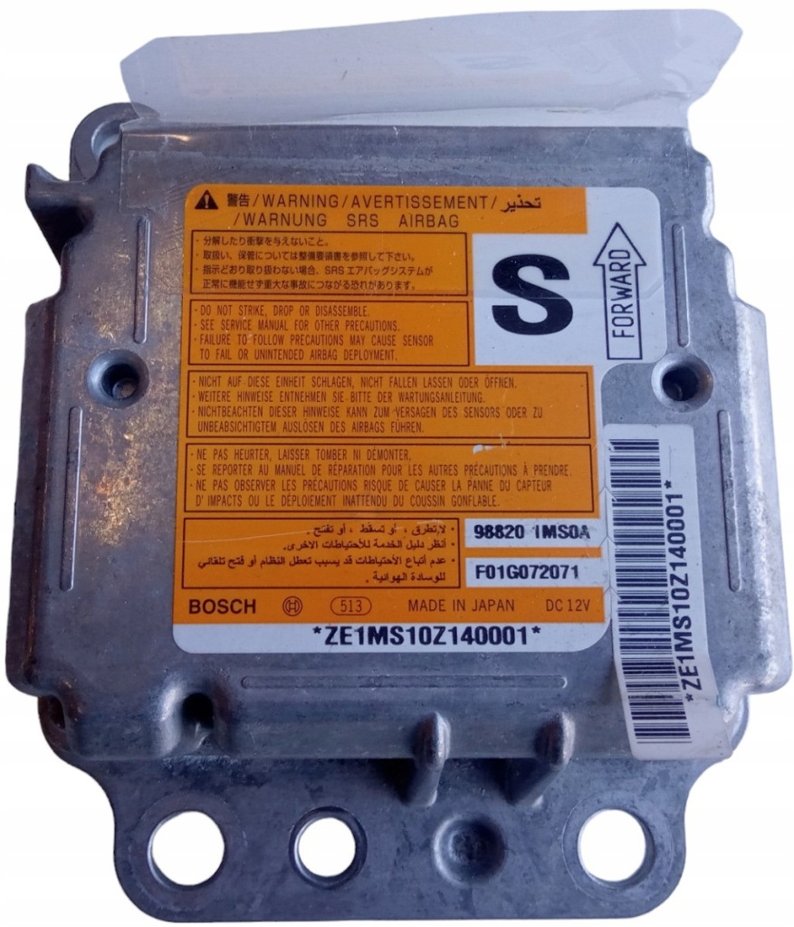 МОДУЛЬ ПОДУШКИ БЕЗПЕКИ INFINITI Q70 M30d M35 M37 M56 988201MS0A