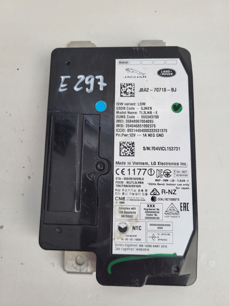 Moduł telematic Jaguar ОО J8A2-70718-BJ