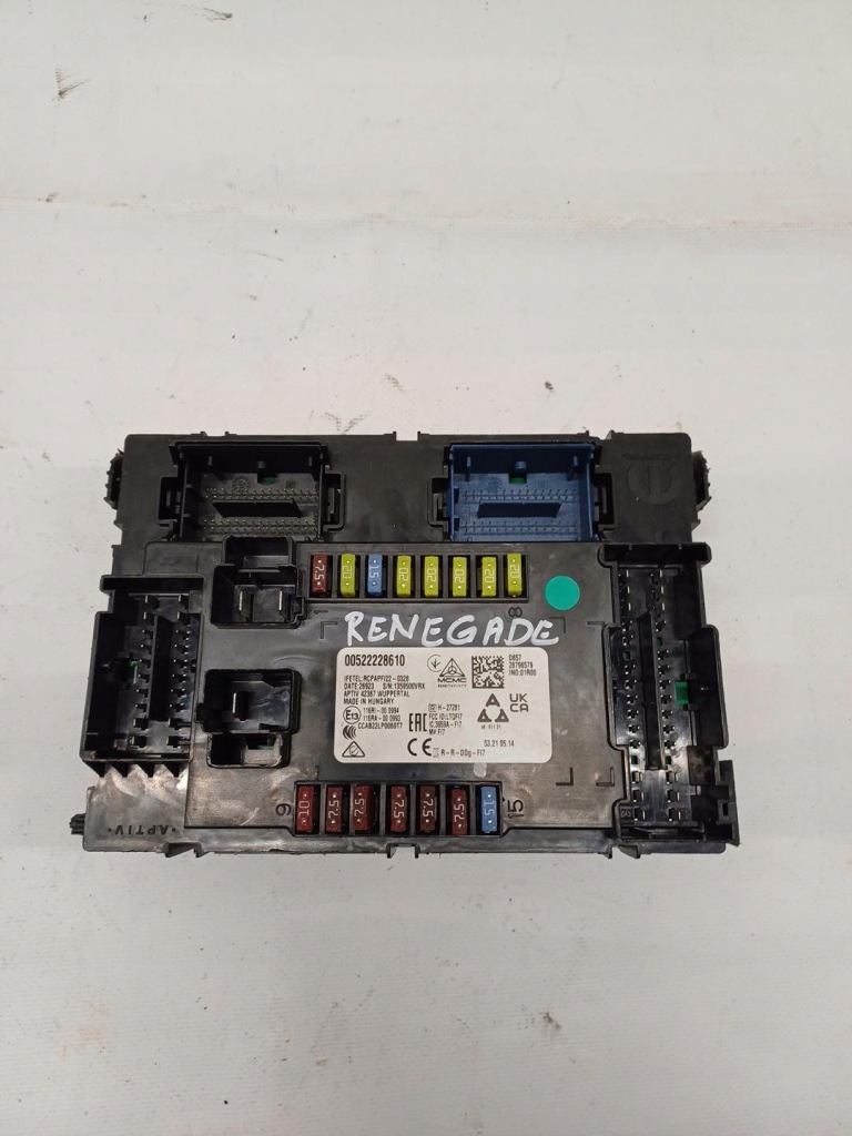 КОРОБКА BSI ЗАПОБІЖНИКІВ JEEP RENEGADE 00522228610